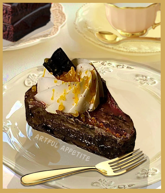 Chocolate Cake Soap Bars