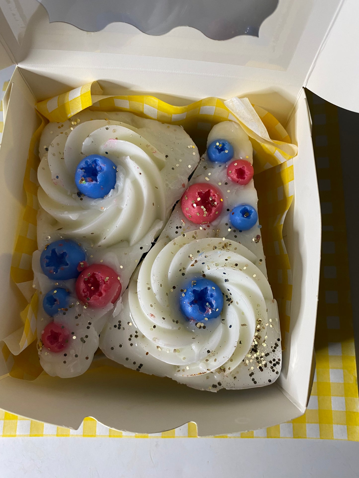 Blueberry Cake Soap Bars