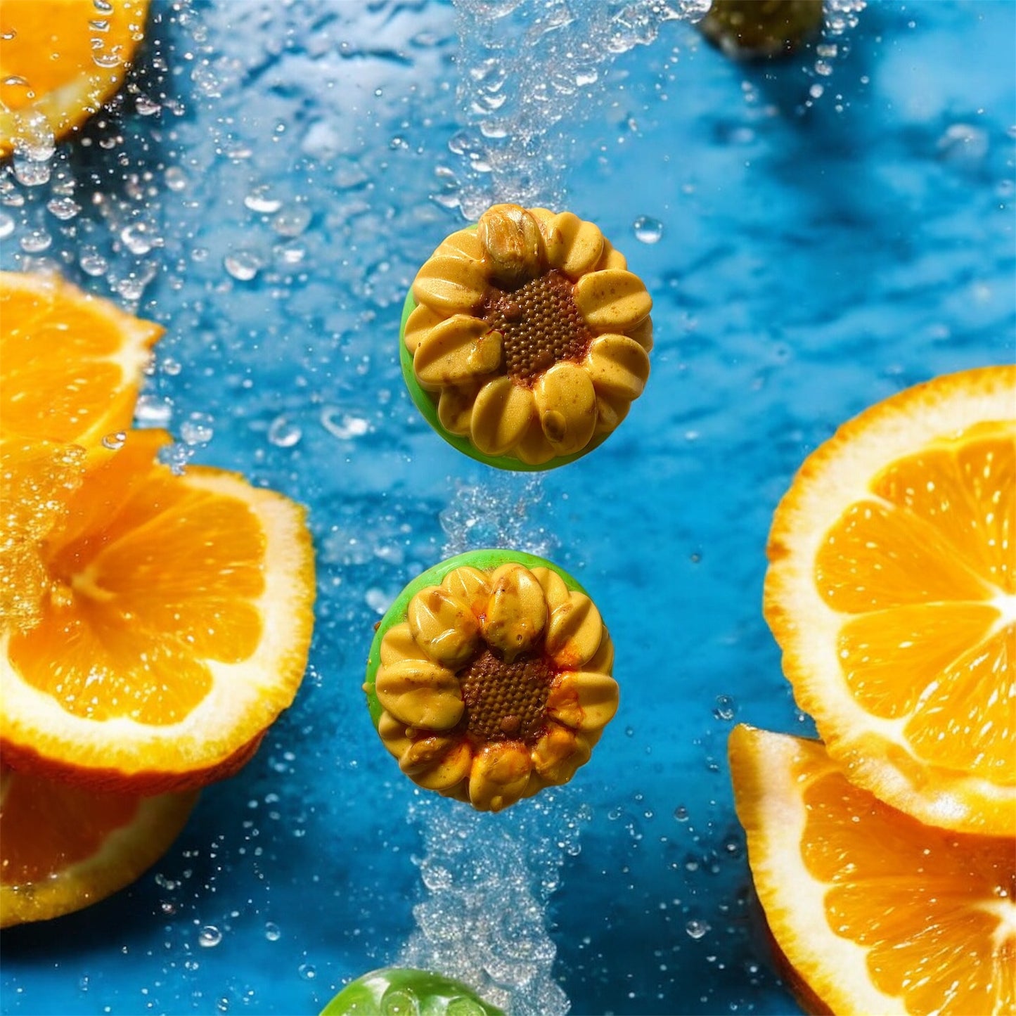 Citrus Scented Sunflower Soap Bars