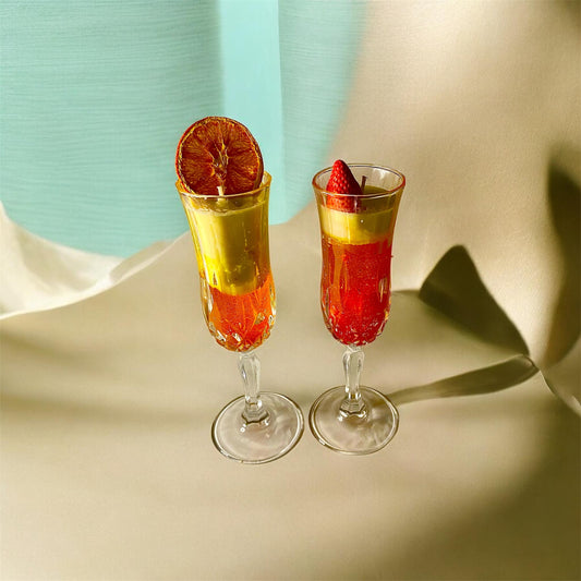 Champagne Candle Set