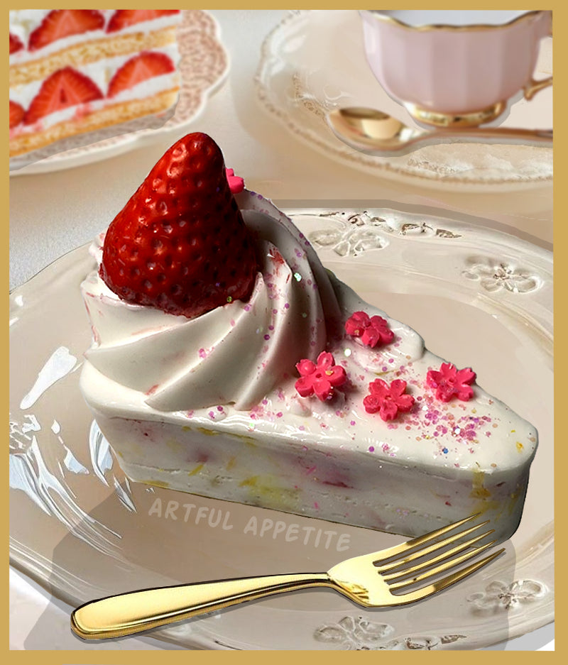 Strawberry  Cake Soap  Bars