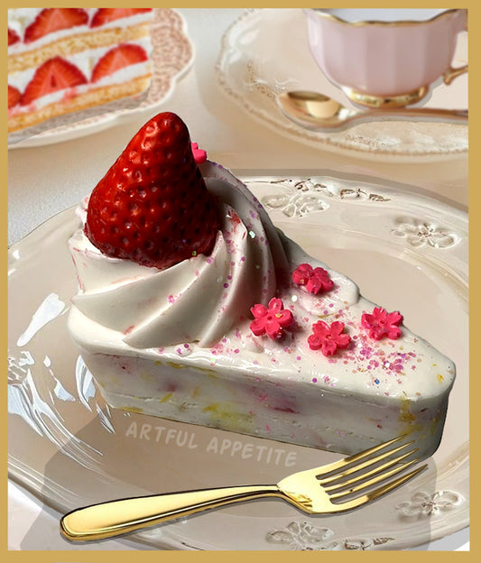 Strawberry  Cake Soap  Bars